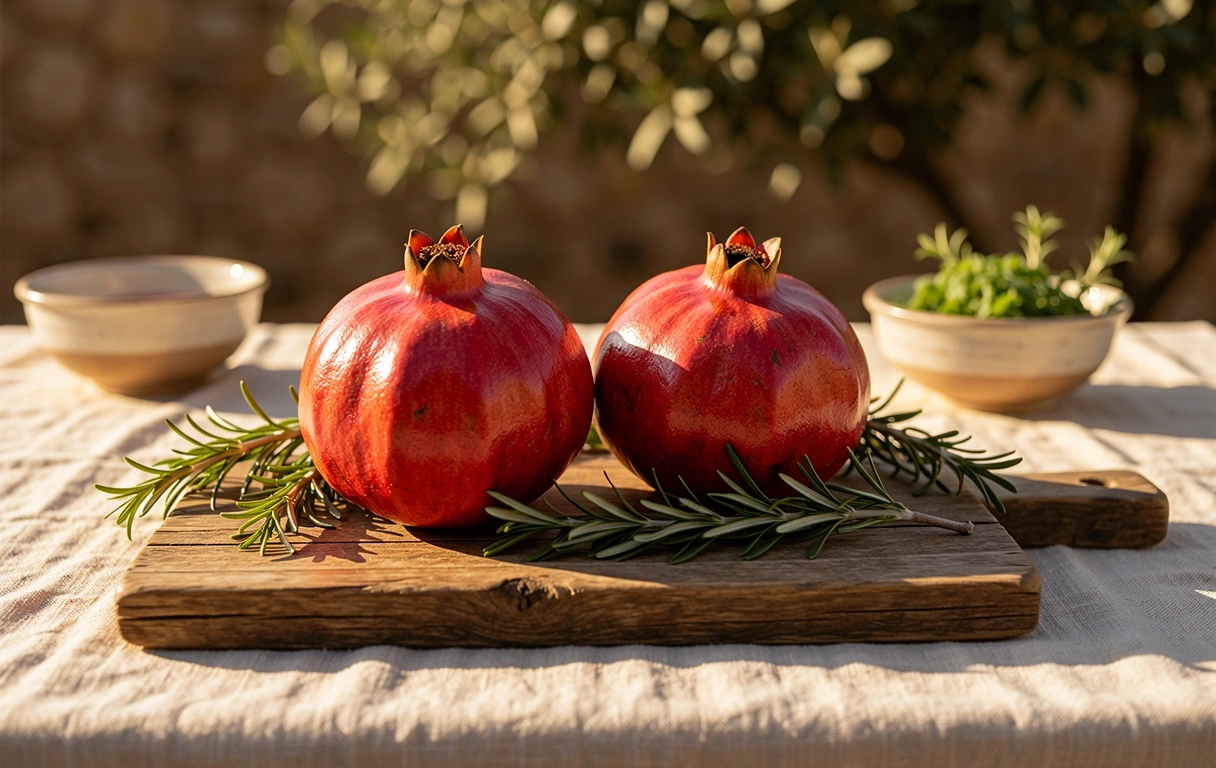 Ingredientes naturales bajo el sol del Mediterráneo